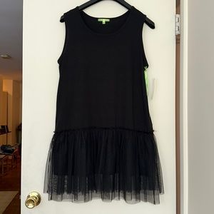 Trisha Tyler NWT black dress with Tule